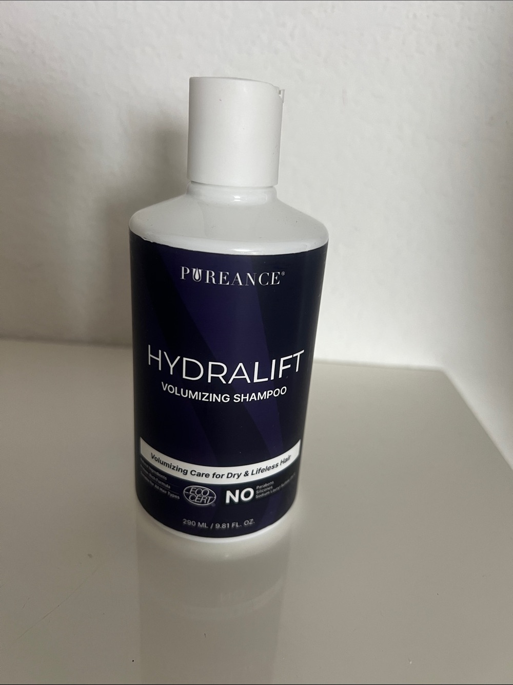 New Pureance Hydralift
Volumizing Shampoo, sealed, 290ml/9.81 FL. OZ-